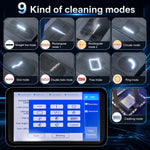 machine nettoyage laser portable gris noir certification perforations avant roulettes