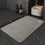 tapis bain noir moderne résistant rides absorbant l'eau antidérapant extérieur 40x60cm 50x60cm 30x60cm 80x90cm