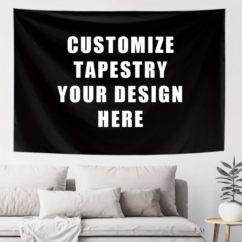tapisserie moderne texturée noire imprimée 100 polyester rectangle anniversaire mariage décoration maison festive