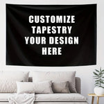 tapisserie moderne texturée noire imprimée 100 polyester rectangle anniversaire mariage décoration maison festive