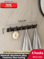porte sacs mural gris métallisé moderne minimaliste crochets vis fixés