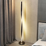 lampe sol moderne blanc élégant contemporain base ronde flux lumineux élevé sécurité certifiée