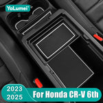 tapis console centrale honda crv 6ème génération noir rouge adhésif moderne