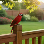 ornement animal perroquet rouge blanc vert jaune bleu rose plumes brillantes pieds extérieur intérieur