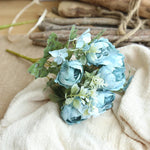 bouquet artificiel roses classique romantique intérieur mariage anniversaire baby shower