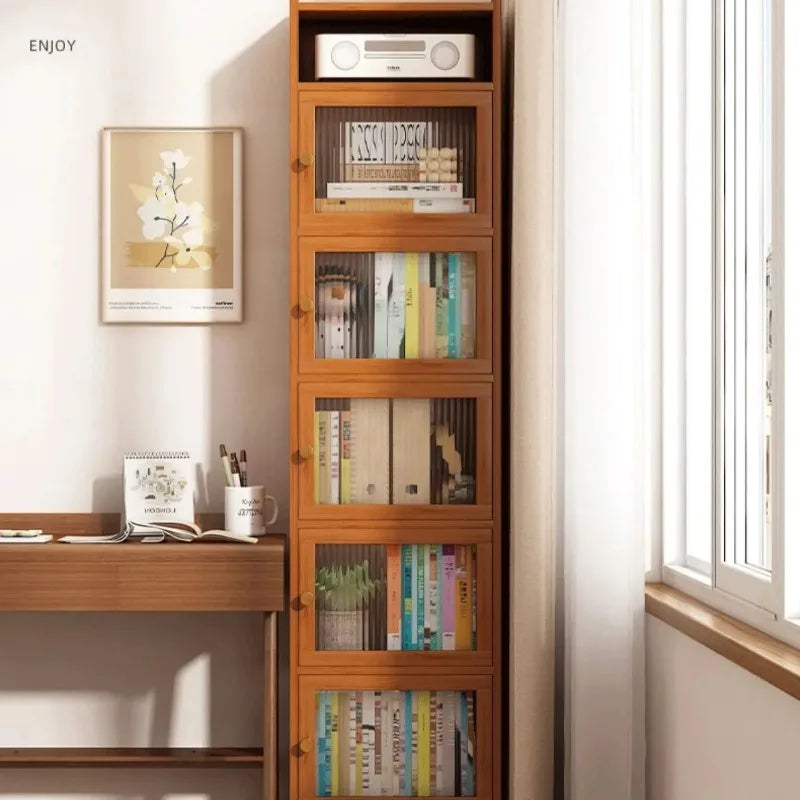 bibliothèque bois moderne 97cm haute 32cm large 43cm profonde livres rangement salon chambre pieds