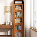 bibliothèque bois moderne 97cm haute 32cm large 43cm profonde livres rangement salon chambre pieds