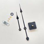 horloge murale quartz aiguille noire moderne fixations grandes aiguilles horlogerie diy remplacement quartz