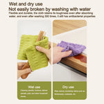 serviettes cuisine vert violet microfibre corduroy modernes pack serviettes réutilisables 25cm 25cm