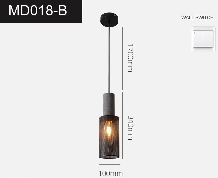 lampe suspendue moderne minimaliste blanc noir doré pendentif câble salon chambre étude