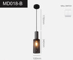 lampe suspendue moderne minimaliste blanc noir doré pendentif câble salon chambre étude