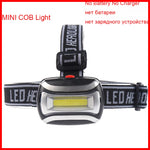 lampe frontale led zoomable faisceau rouge course camping randonnée ceinture interrupteur moderne noire bleue