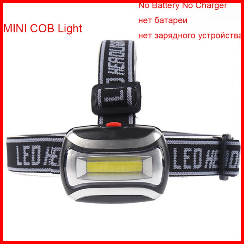 lampe frontale led zoomable faisceau rouge course camping randonnée ceinture interrupteur moderne noire bleue