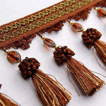 pompons décoratifs bleu gris beige rose marron vert texturé brillant élégants partie bricolage