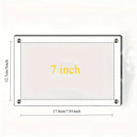 cadres photo acrylique transparent modernes supports inclinables décoration maison minimaliste