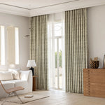 rideau occultant polyester moderne beige gris marbré abstrait opacité extérieure fenêtre plateHooks tape top