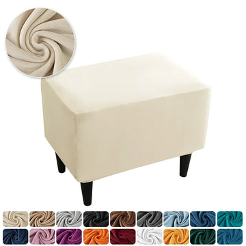 housse fauteuil oreilles velours extensible repose pied salon salon chambre