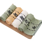serviettes bambou vert blanc absorbantes douces moderne toilette