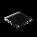 cadre photo moderne acrylique transparent 120x120mm 135x135mm 150x150mm support présentation