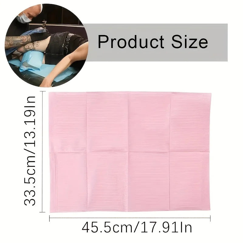 serviettes jetables violet blanc rose rayures horizontales modernes 100 pièces coussin repos main emballage