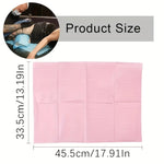 serviettes jetables violet blanc rose rayures horizontales modernes 100 pièces coussin repos main emballage