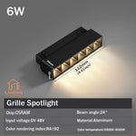 spot led noir mat rail magnétique télécommande application mobile moderne intérieur