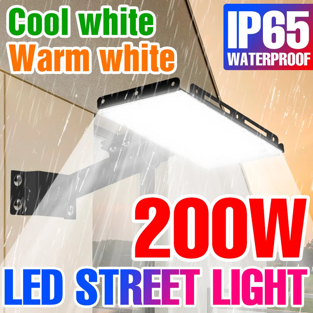 projecteur extérieur led ip65 étanche blanc chaud froid moderne câbles d'alimentation fixations certifications ul