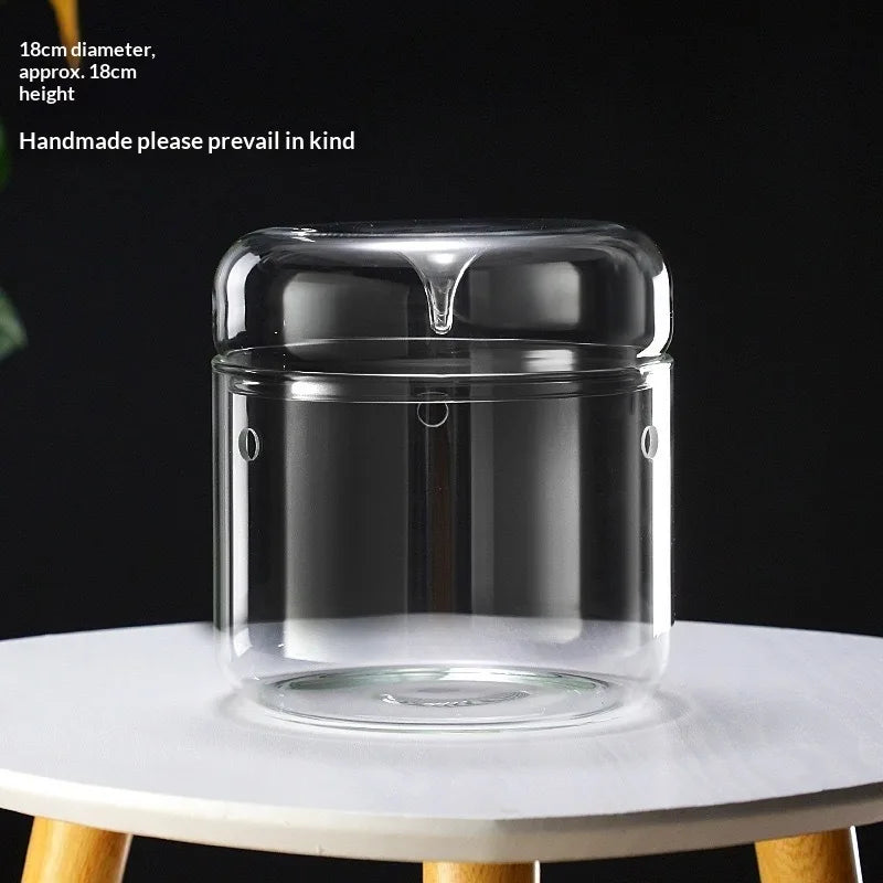 terrarium verre transparent plantes artificielles décoration miniature intérieur moderne décoratif