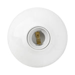support ampoule led e27 blanc rond moderne fixation murale vis basse tension rohs lvd