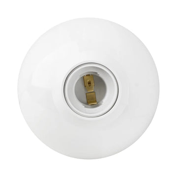 support ampoule led e27 blanc rond moderne fixation murale vis basse tension rohs lvd