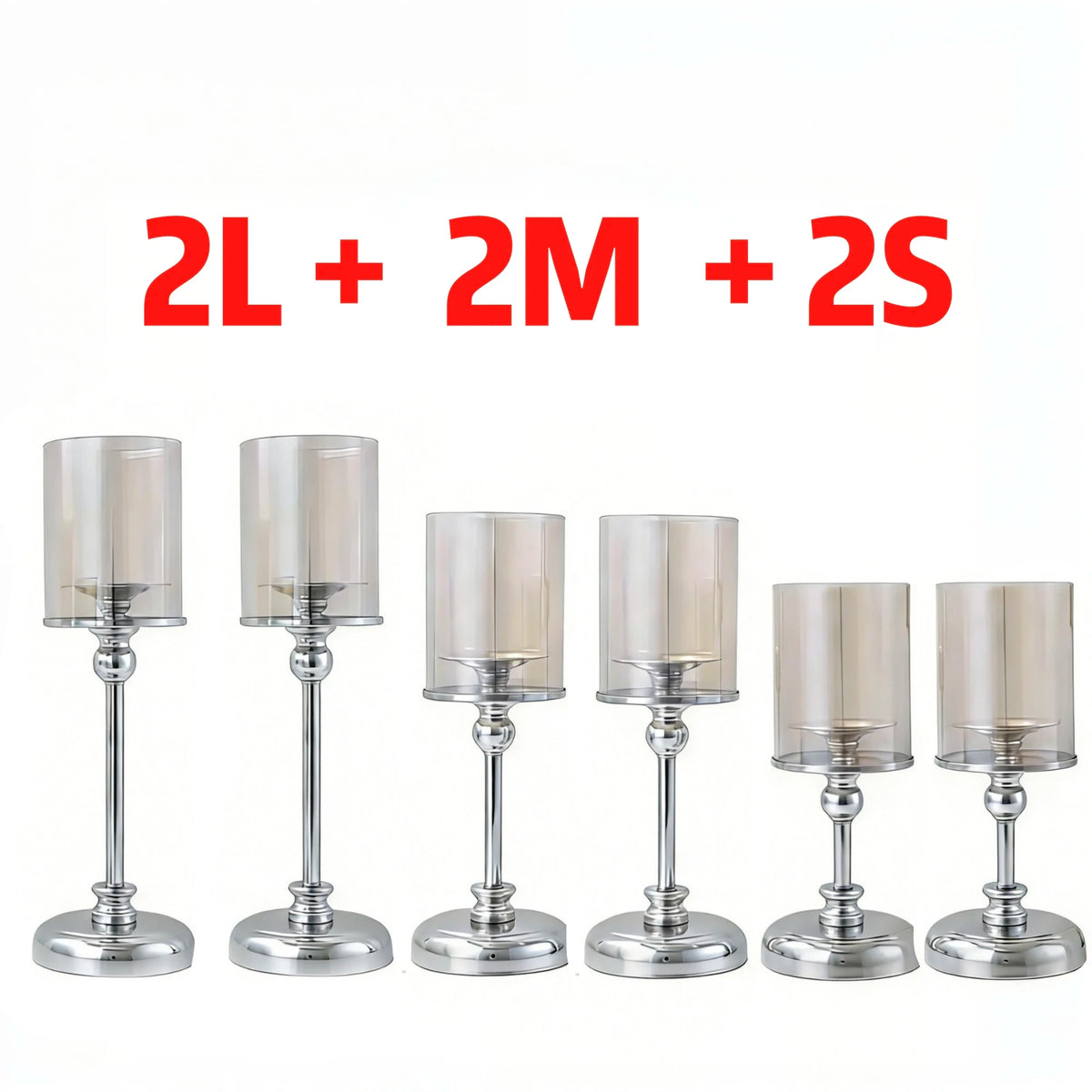 bougeoirs or transparents classiques supports bougies mariage fêtes tables