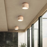applique murale moderne pierre naturelle beige brun clair opacité downlight 6000K 4000K 3000K