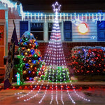 Guirlande lumineuse cascade Noël avec télécommande