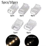 connecteur bande led transparent broches ruban led smd