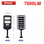 lampe solaire rue moderne noire ip67 led étanche sécurité extérieure télécommande