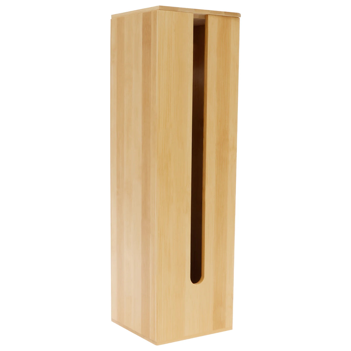 boîte papier toilette bois lisse minimaliste salle bain rangement étanche distributeur serviettes hygiène maisoncoration
