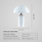 lampe table moderne métal doré forme champignon luxe éclairage intérieur maison