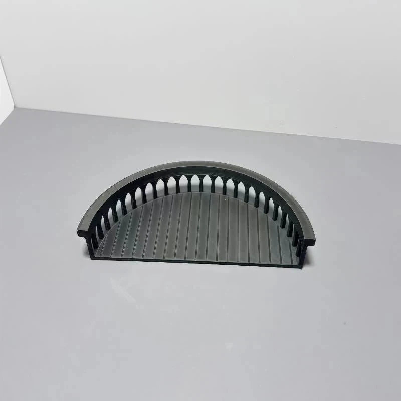 support documents moderne plastique blanc marron noir rayures vertical opacité
