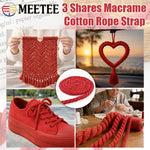 corde tressée rouge coton tissée plusieurs brins sac vêtement accessoire couture diy sac dos