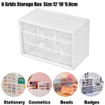 boîtes rangement tiroirs transparents compartiments petits objets boîte murale étudiants organisation accessoire maison