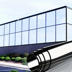 film fenêtre effet miroir argenté adhésif statique protection intimité thermique isolation vitres