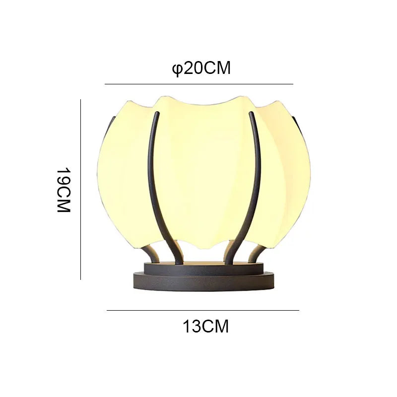 lampe sol moderne blanc doré ip65 led 85265v autonome translucide aluminium garantie2ans