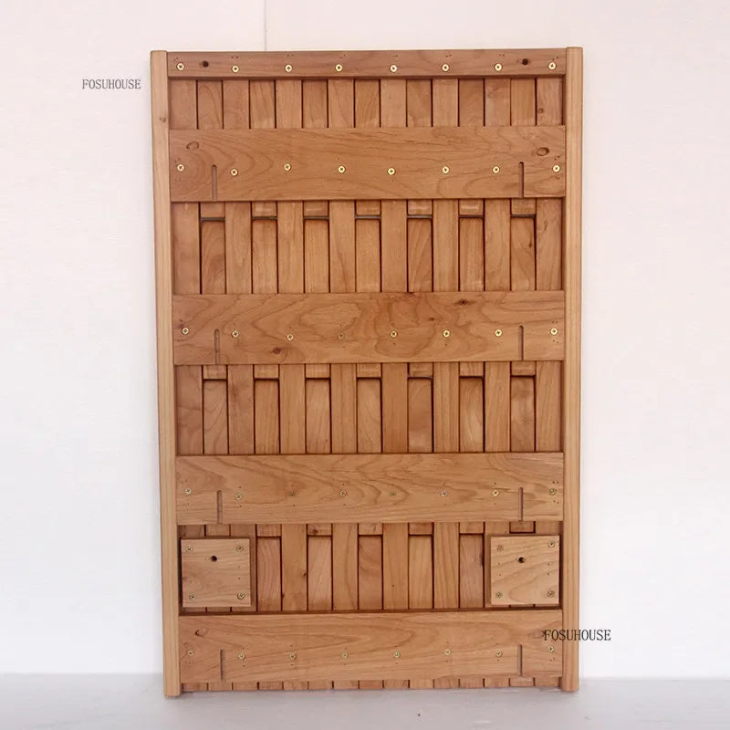 panneau mural bois naturel moderne ligne verticale simple deco murale porte manteau rangement
