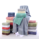 serviettes bain absorbantes serviettes toilette coton bleu gris moderne TEXTURE ÉPONGE