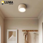 lampe led moderne minimaliste marron beige texture naturelle wabi sabi 6000k 4000k 3000k