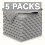torchons microfibre couleurs mixtes rayures horizontales absorbants réutilisables nettoyage moderne utilitaire 30x30cm