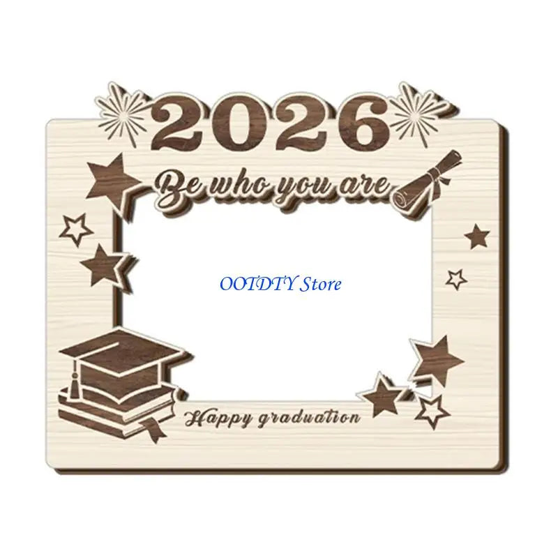cadres photo bois naturel gravés décoration graduation photos imprimées variés durable