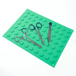 tapis magnétique silicone 12 16 violet circulaire outils médicaux antidérapant réutilisable autoclave ecofriendly