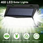 lumière solaire led moderne extérieure capteur mouvement panneau solaire clips noir bleu blanc