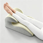 coussin support cervical ergonomique mousse mémoire forme coton carreaux beige gris confort lit